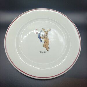 LTD Commodities Reindeer Plate Christmas Small Cupid Cookies Holiday Tradition